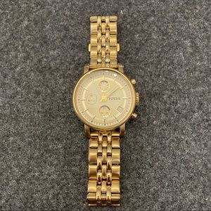 Fossil Gold Bracelet Watch